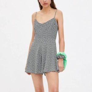 Zara daisy print floral playsuit romper